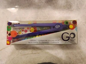 GO Styling Iron By FHI Heat Ceramic Tourmaline Styling 1" Flat Purple NEW - Picture 1 of 2