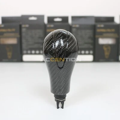 100% Real Full Black Carbon Fiber Gear Shift Knob For Infiniti G37 G25 - Image 1 of 4