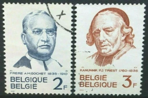 BELGIUM 1962 Brother Gochet & Canon Triest. Set of 2. Fine USED. SG1814/1815. - Picture 1 of 1