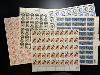250 U S MINT STAMPS 5 SHEETS SCOTT # 1824 1684 2145 1424 1772 MNH OG LGE LOT! - Image 1 of 4