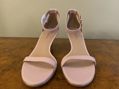 Talbots Magnolia Pink Leather Sandals, Size 10 - Image 1 of 4