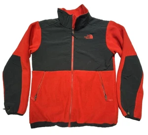 The North Face Denali Polartec Fleece Jacket Youth Boys XL 18-20 Red Full Zip - Picture 1 of 13