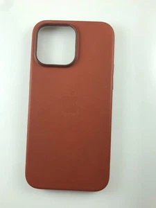 Original Genuino FABRICANTE DE EQUIPOS ORIGINALES Apple Cuero Estuche con Magsafe para iPhone 14 Pro Max Umber - Imagen 1 de 11