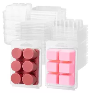 200 Pack Wax Melt Containers 6 Cavity Clam Shells for Wax Melts Clear Empty P... - Picture 1 of 7