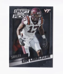 2015 Panini Prizm Draft Picks #60 Kam Chancellor Virginia Tech Seattle Seahawks - Bild 1 von 2