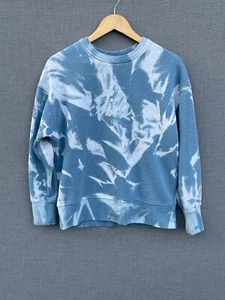 Fila Women's Sweatshirt Large Blue Oversized Crewneck Workout Tie Dye - Picture 1 of 10