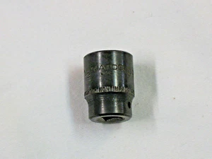 Matco Tools 1/2" AP166 1/4” Drive 6 Point Non-Impact Shallow Black Oxide Socket - Picture 1 of 4