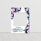 MOTHERS DAY Selfie Frame Pink and Purple Flowers Mum Wife Grandma Props Party
