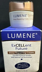 lumene exCELLent future deep repairing cream 1.7oz distressed box - Picture 1 of 3