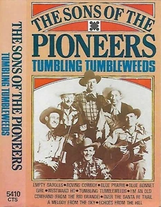 The Sons Of The Pioneers Tumbling Tumbleweeds CASSETTE ALBUM Country - Picture 1 of 7