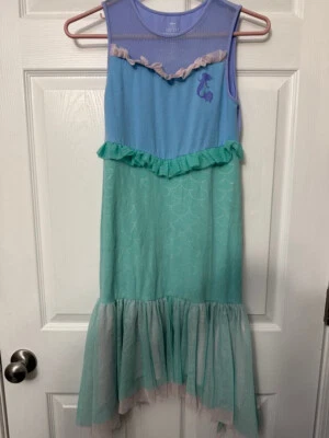 Disney Little Mermaid Play Dress or Gown Purple/Tourquoise - Image 1 of 3
