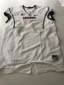 Game Worn Used UConn Huskies Connecticut Football Jersey Blank Size 54 - Picture 1 of 3
