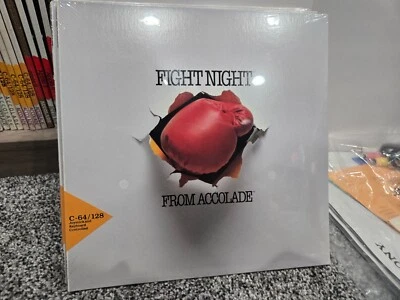 Fight Night, Commodore 64/128, C-64/128, Accolade, 1985, Complete, Sealed, NEW - Image 1 of 2