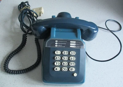 TELEPHONE S63 BLEU A TOUCHES 1985 EN TRES BON ETAT - Photo 1/4