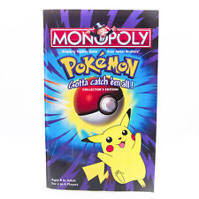 1999 Pokémon Monopoly Collector's Edition INSTRUCTIONS MANUAL Replacement Part