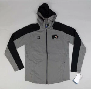 Philadelphia Flyers Nhl Gray YOUTH Full Zip Lightweight Jacket Size Large - Picture 1 of 8