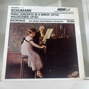 LP--SCHUMANN PIANO CONCERTO IN A MINOR WALDSCENEN BACKHAUS  *MINT VINYL*   #832 - Picture 1 of 3