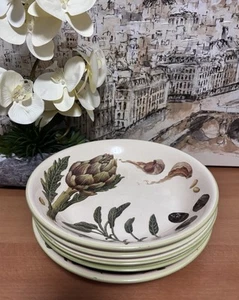 Williams Sonoma Kräuter & Gemüse Pastaschalen Artischocke Portugal. 5er Set. - Bild 1 von 19