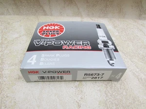 4 PACK NGK V-Power (2817) R5673-5 Racing Spark Plug, Made In Japan - Picture 1 of 2