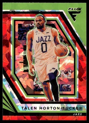 2022-23 Panini Flux Talen Horton-Tucker Red Cracked Ice Prizm #132 Utah Jazz - Image 1 of 2