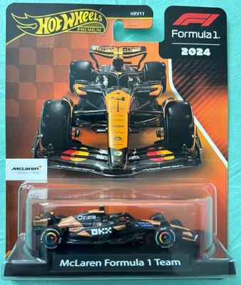 HOT WHEELS PREMIUM 2024 McLAREN FORMULA 1 TEAM CAR - Image 1 of 2