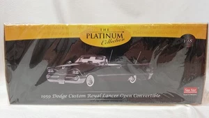 Sun Star 1959 Dodge Custom Royal Lancer Convertible 1:18 Pewter Poly Diecast Car - Picture 1 of 5