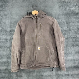 CARHARTT Womens Full Swing Caldwell Jacket Taupe Gray 102248 032 Size Med 8/10 - Picture 1 of 6