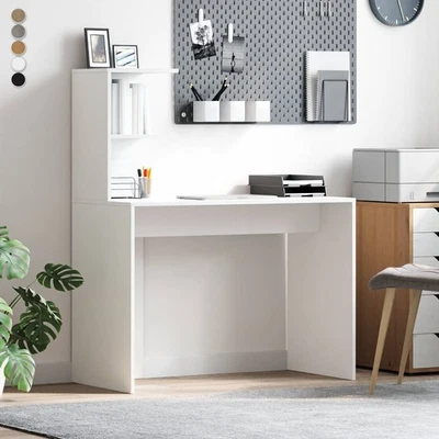 Schreibtisch Holz Minimalistisch Computertisch Bürotisch Arbeitstisch Büromöbel - Bild 1 von 4