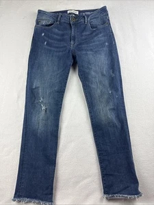 Jeans donna DL1961 Mara Intasculpt dritto invecchiato denim blu taglia 29 - Foto 1 di 10