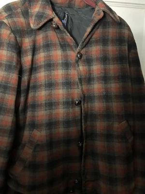 Pendleton Unisex USA Made Pure Virgin Wool Flannel Style Light Jacket Button-up - Image 1 of 4