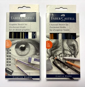 Faber Castell Goldfaber Zeichenset Kohle / Grafit Bleistifte wählbar NEU & OVP - Picture 1 of 3