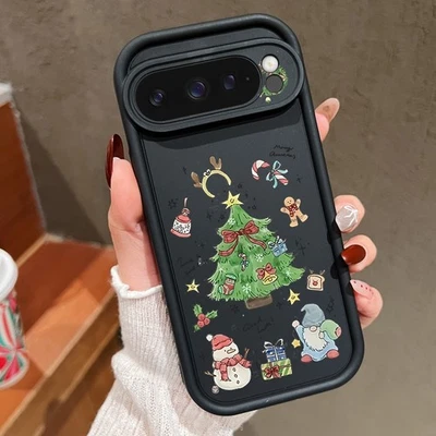 Christmas Tree Case For Google Pixel 9 Pro XL 8 7 Pro 8A 7A Soft Silicone Cover - Image 1 of 4