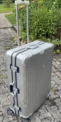Rimowa Topas Style Multiwheel Alu Silber 4 Rollen Zahlenschloss Guter Zustand - Bild 1 von 4