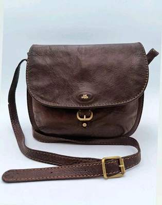 The Bridge Postina Damen Leder Cognac Made In Italy Vintage 1990 - Bild 1 von 4