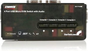 StarTech.com 4 Port VGA USB KVM Switch 4 port VGA KVM switch - Afbeelding 1 van 3