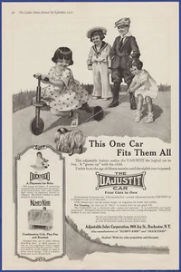 Vintage 1919 UAJUSTIT Car Tricycle Children's Toy Ephemera Art Print Ad - Picture 1 of 1