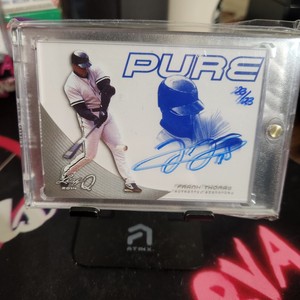 2014 LEAF Q Frank Thomas Pure Glass On Card AUTO /23 Autograph Signed SSP HOF