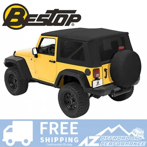 Bestop Sailcloth Replace A Top For 11-18 Jeep Wrangler JK 2DR Tint Windows Black - Picture 1 of 7