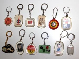 Konvolut vintage Schlüsselanhänger Werbung Porte Cles Keychain Sammlung (#2087) - Bild 1 von 6