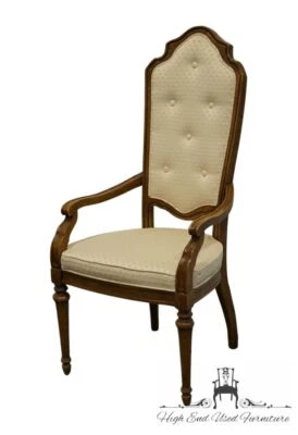 MUEBLES PATRIMONIALES Brazo de comedor estilo toscano neoclásico italiano pecana maciza C... Foto 1 de 4