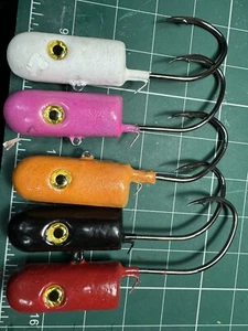 JIG HEAD For PLASTIC AND RUBBER LURE  12oz 12/0 Hook Jig Head BIGEST ON EBAY - Picture 1 of 3