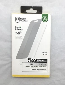 Protector de pantalla de privacidad bidireccional Bodyguardz Pure3 para iPhone 14 Pro - ¡NUEVO! - Imagen 1 de 3