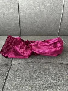 Velvet burgundy Corduroy knot hairband Headband - Picture 1 of 2
