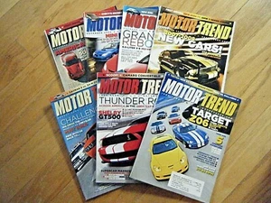 Collectible Vintage Magazines Motor Trend 2006 Lot of 7 - Picture 1 of 8