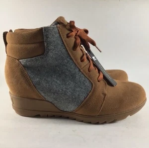 Sorel Evie Women’s Waterproof Boots Suede Brown Size 7.5 NL4926-242 - Picture 1 of 8