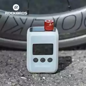 Neu Rockbros elektrische 150 PSI Mini Pumpe Fahrrad Motorrad tragbarer Inflator LED - Bild 1 von 11
