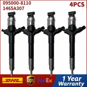 Inyector de combustible 4X 095000-8110 1465A307 para Mitsubishi Triton Pajero L200 4M41 - Imagen 1 de 10
