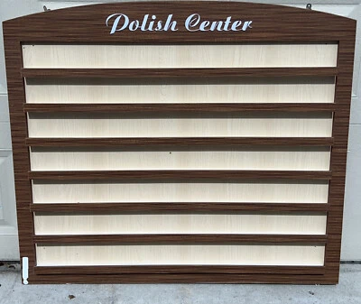 Estante de exhibición de esmalte de uñas 7 estantes 43”x38” Foto 1 de 4