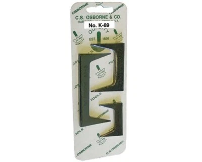 CS OSBORNE K-89 Pattern & Cabinet Makers Steel Pinch Dog Set:  1-1/2",  2" & 3" - Image 1 of 4