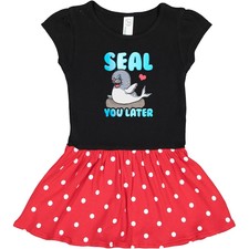 Inktastic Seal Cute Sea Lion Toddler Dress Beach Animals Girls Hws